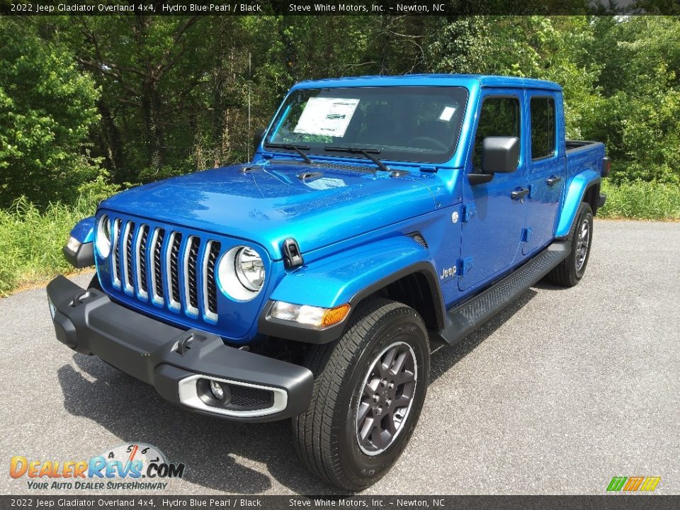 2022 Jeep Gladiator Overland 4x4 Hydro Blue Pearl / Black Photo #2