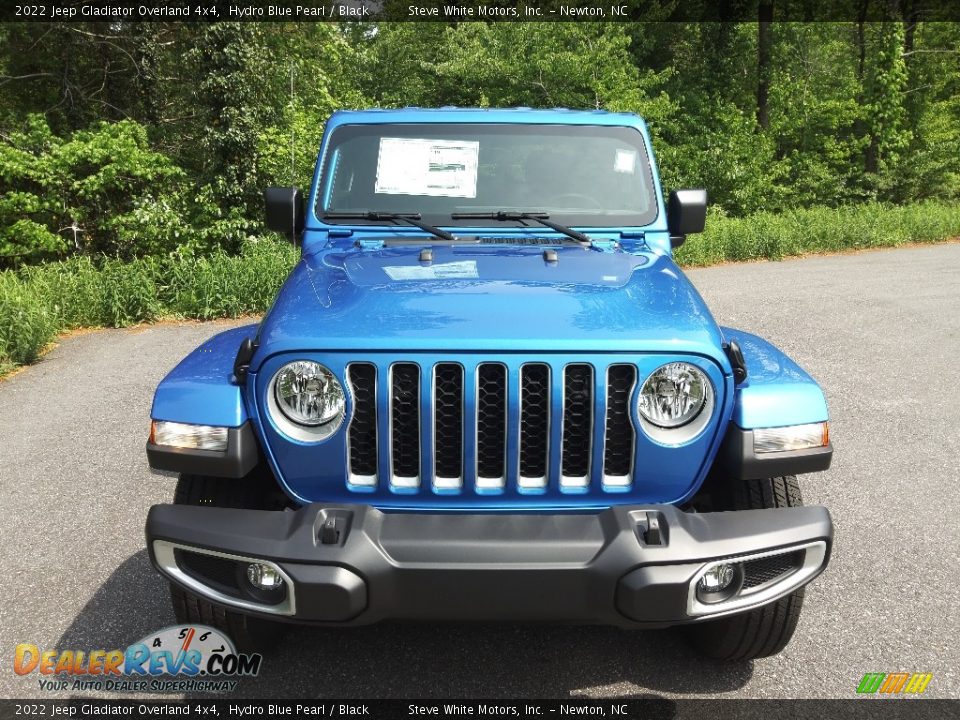 2022 Jeep Gladiator Overland 4x4 Hydro Blue Pearl / Black Photo #3