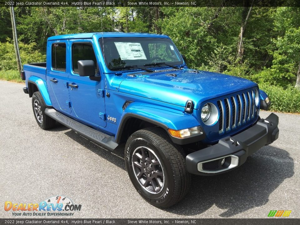 2022 Jeep Gladiator Overland 4x4 Hydro Blue Pearl / Black Photo #4