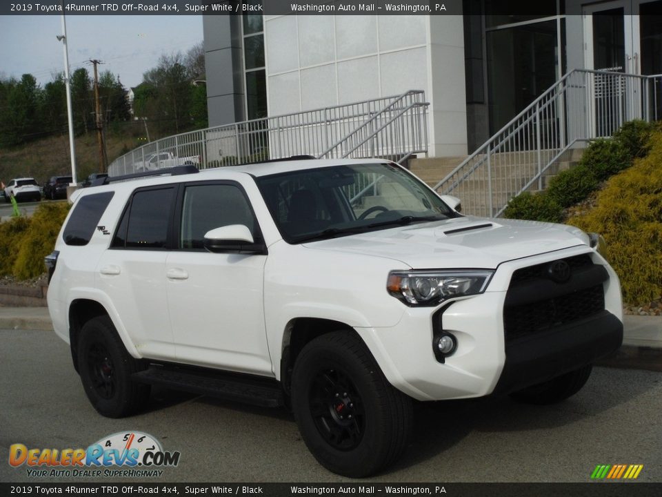 2019 Toyota 4Runner TRD Off-Road 4x4 Super White / Black Photo #1