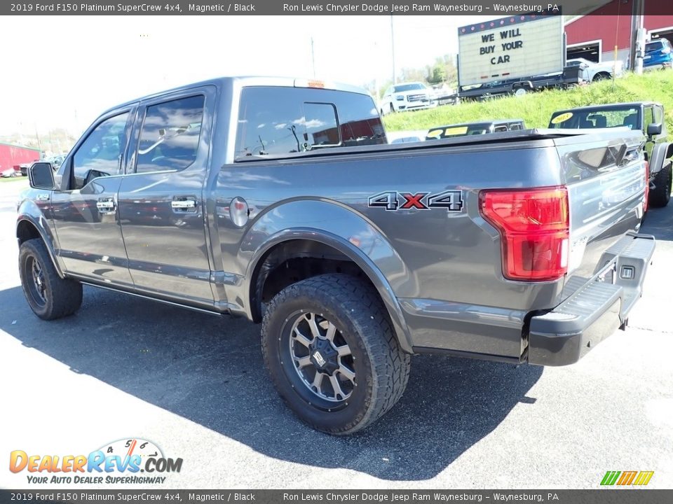 2019 Ford F150 Platinum SuperCrew 4x4 Magnetic / Black Photo #3
