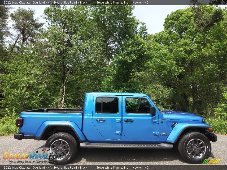 2022 Jeep Gladiator Overland 4x4 Hydro Blue Pearl / Black Photo #5