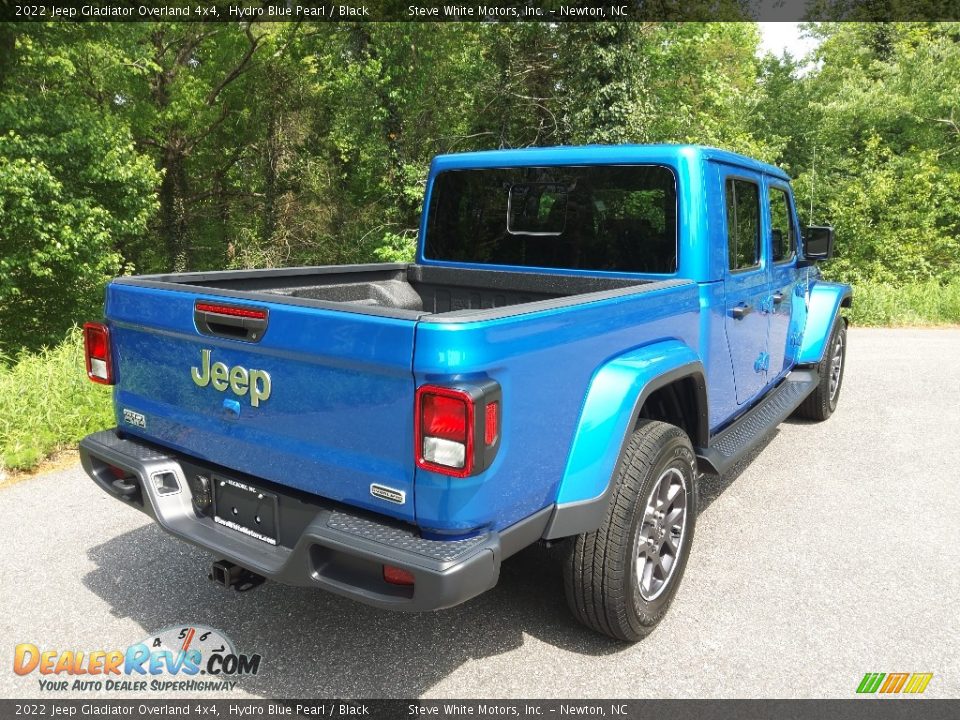 2022 Jeep Gladiator Overland 4x4 Hydro Blue Pearl / Black Photo #6