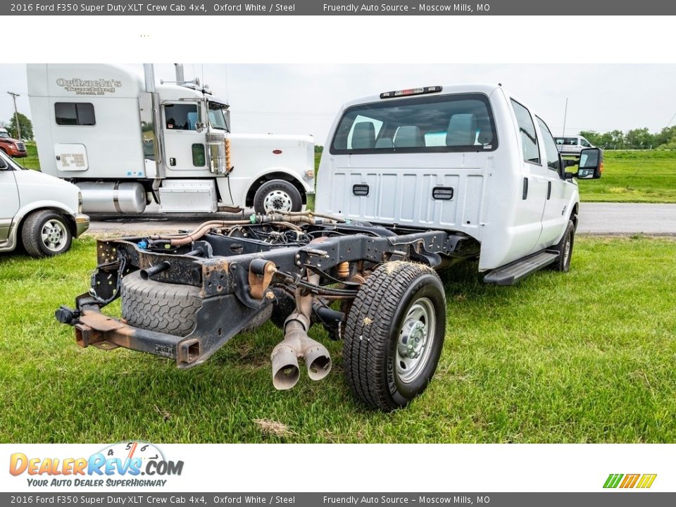 2016 Ford F350 Super Duty XLT Crew Cab 4x4 Oxford White / Steel Photo #3