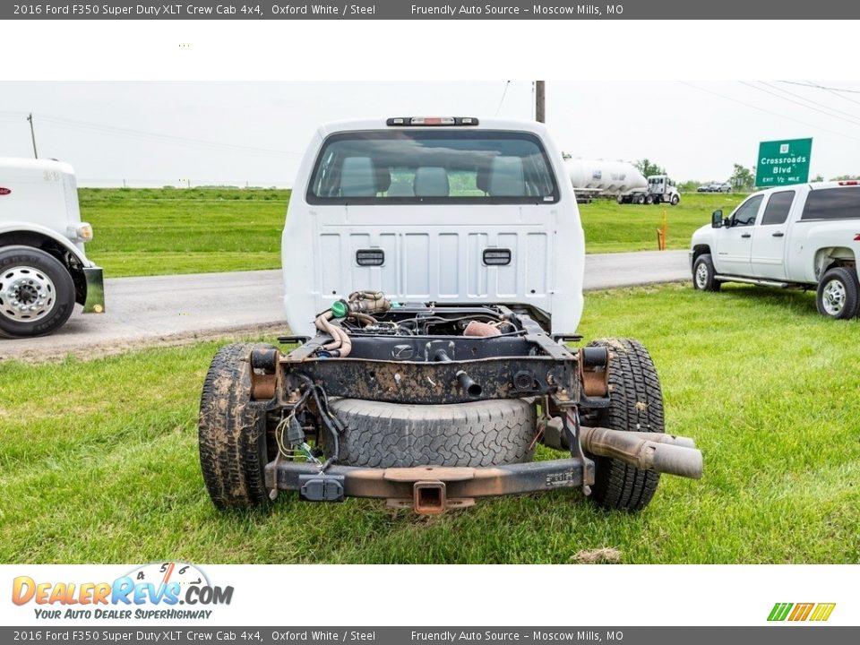 2016 Ford F350 Super Duty XLT Crew Cab 4x4 Oxford White / Steel Photo #4