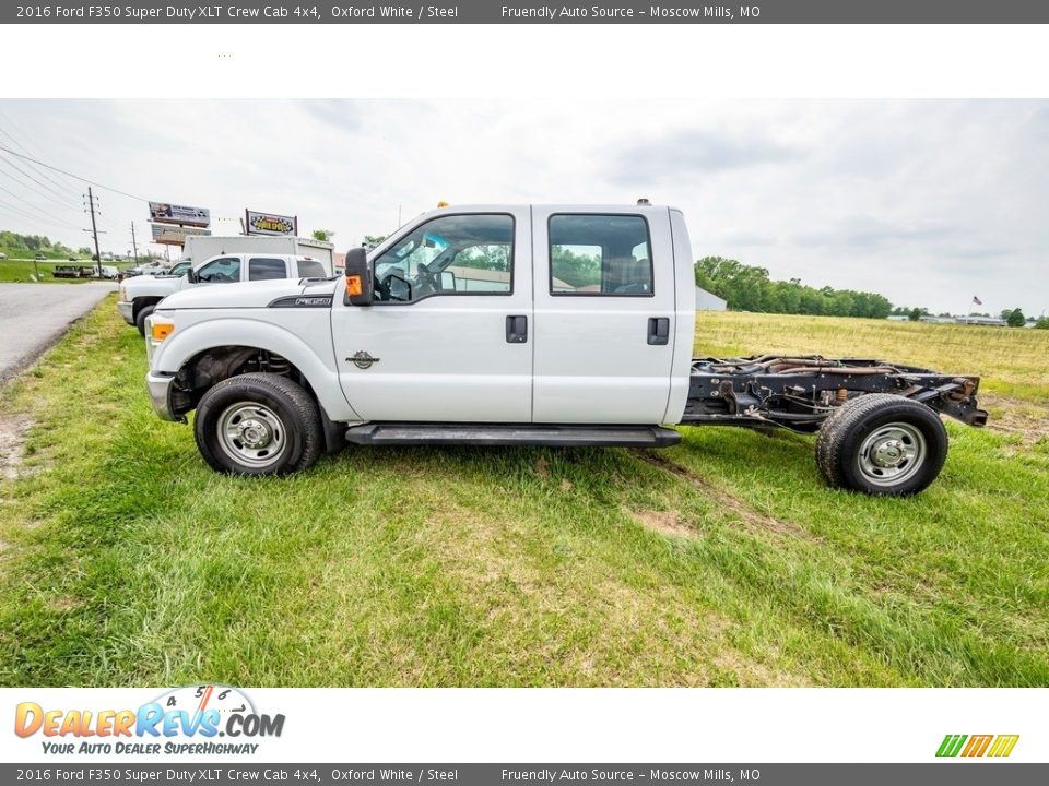 2016 Ford F350 Super Duty XLT Crew Cab 4x4 Oxford White / Steel Photo #6