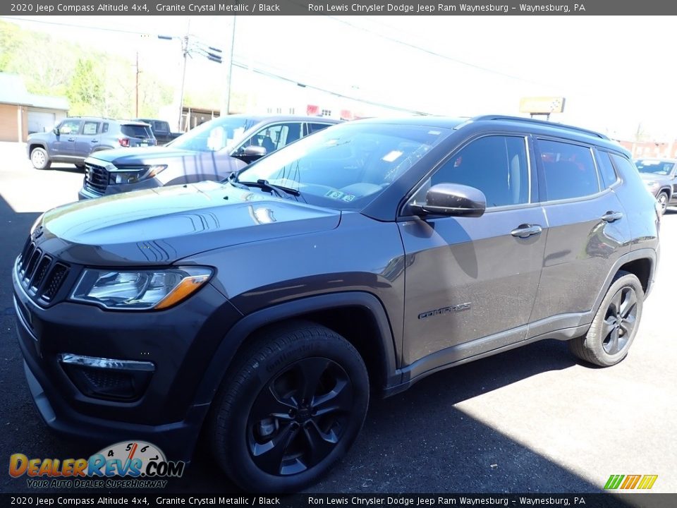 2020 Jeep Compass Altitude 4x4 Granite Crystal Metallic / Black Photo #1