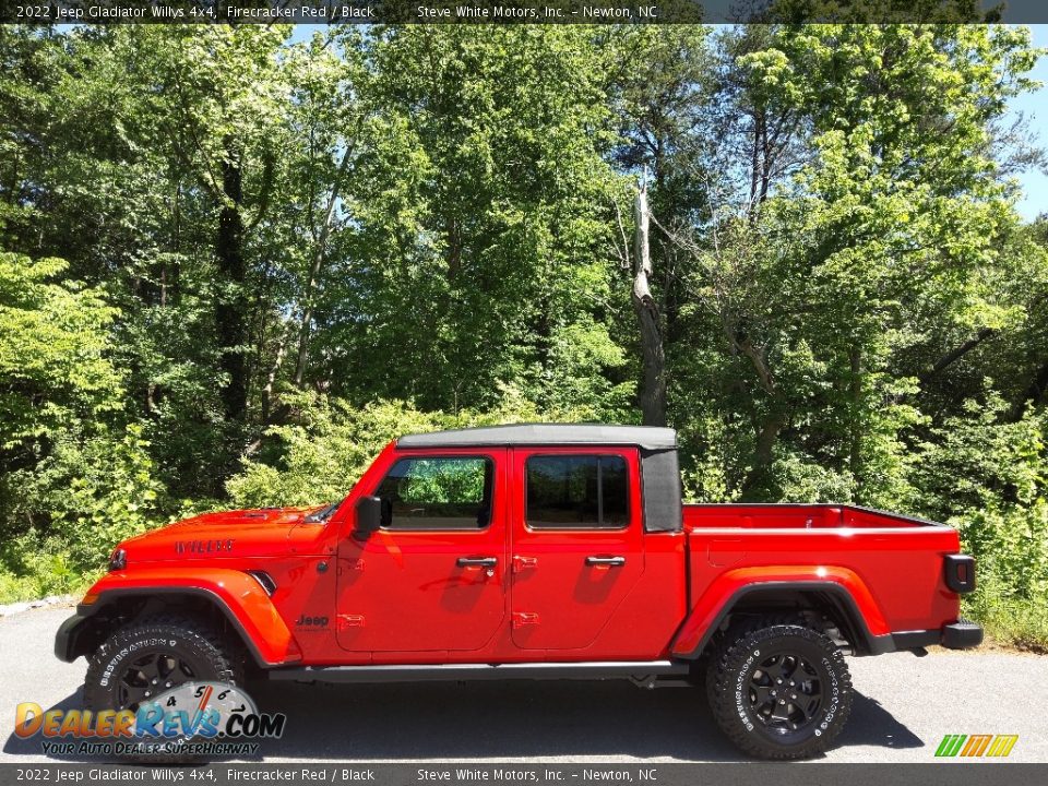 2022 Jeep Gladiator Willys 4x4 Firecracker Red / Black Photo #1