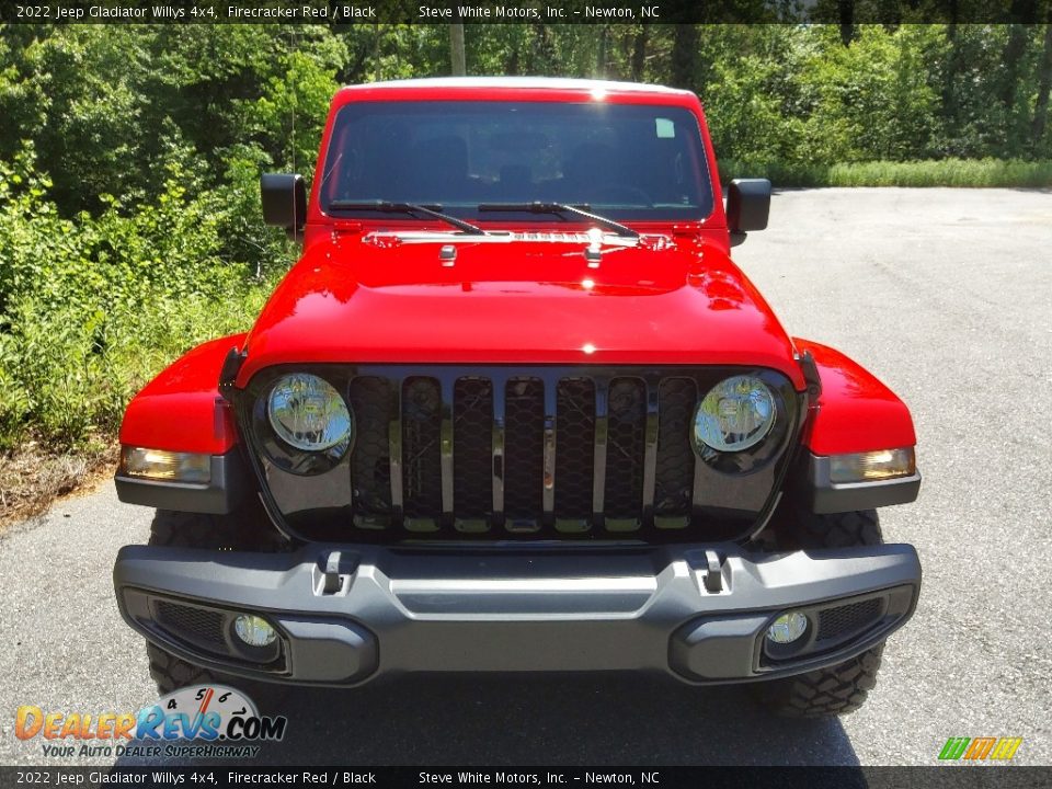 2022 Jeep Gladiator Willys 4x4 Firecracker Red / Black Photo #3