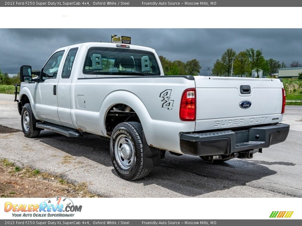 2013 Ford F250 Super Duty XL SuperCab 4x4 Oxford White / Steel Photo #9