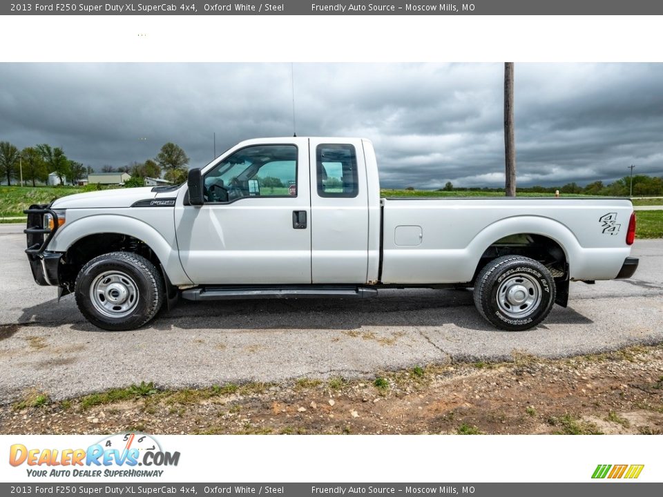 2013 Ford F250 Super Duty XL SuperCab 4x4 Oxford White / Steel Photo #10