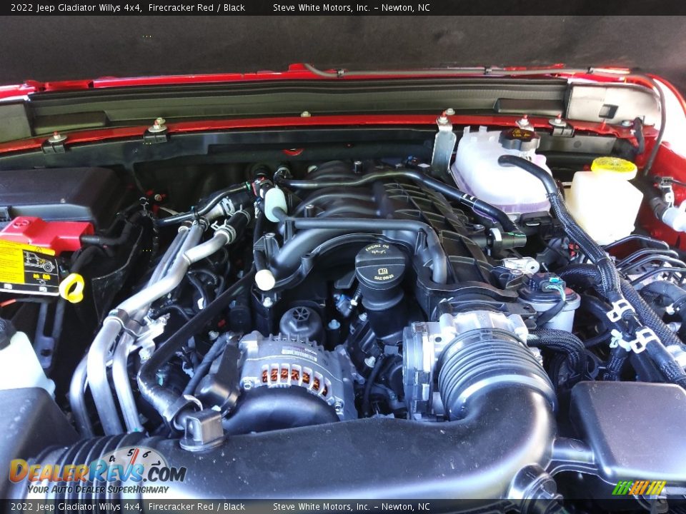 2022 Jeep Gladiator Willys 4x4 3.6 Liter DOHC 24-Valve VVT V6 Engine Photo #10