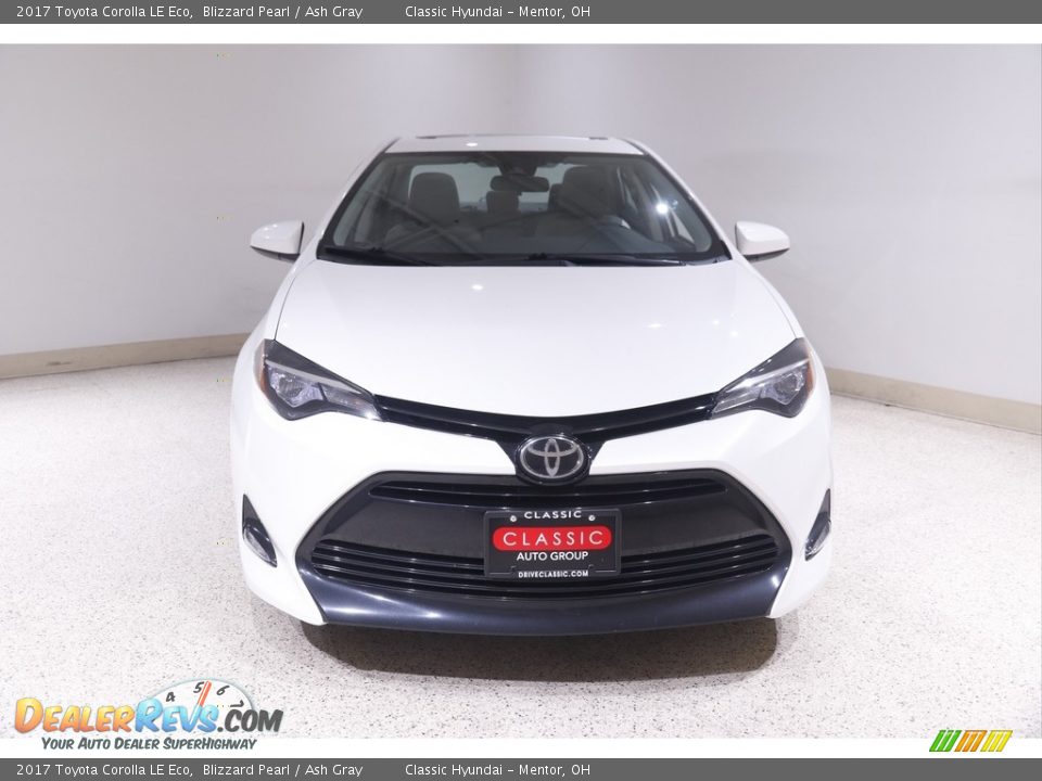 2017 Toyota Corolla LE Eco Blizzard Pearl / Ash Gray Photo #2