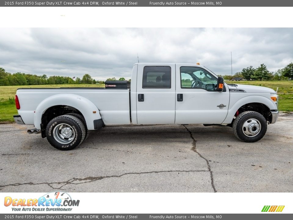 2015 Ford F350 Super Duty XLT Crew Cab 4x4 DRW Oxford White / Steel Photo #2