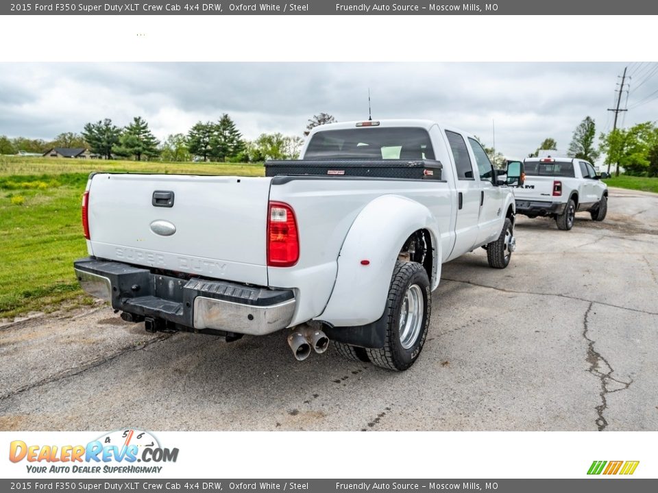 2015 Ford F350 Super Duty XLT Crew Cab 4x4 DRW Oxford White / Steel Photo #3