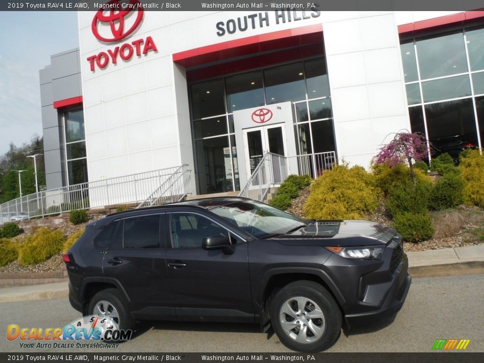 2019 Toyota RAV4 LE AWD Magnetic Gray Metallic / Black Photo #2