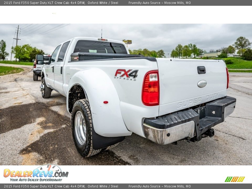 2015 Ford F350 Super Duty XLT Crew Cab 4x4 DRW Oxford White / Steel Photo #5