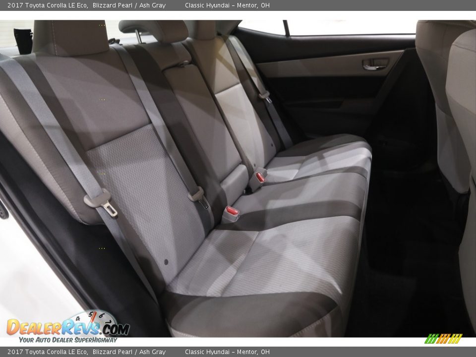 Rear Seat of 2017 Toyota Corolla LE Eco Photo #16