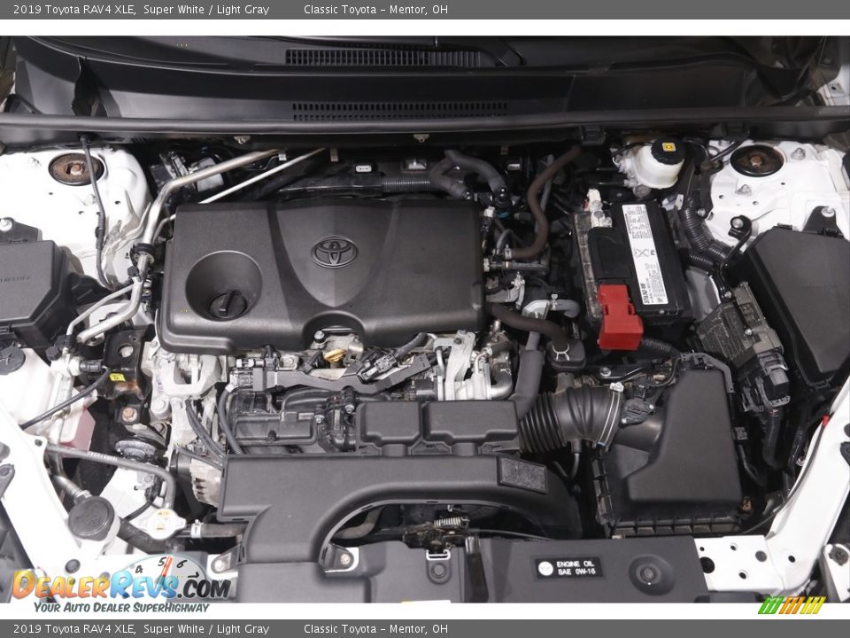 2019 Toyota RAV4 XLE Super White / Light Gray Photo #19
