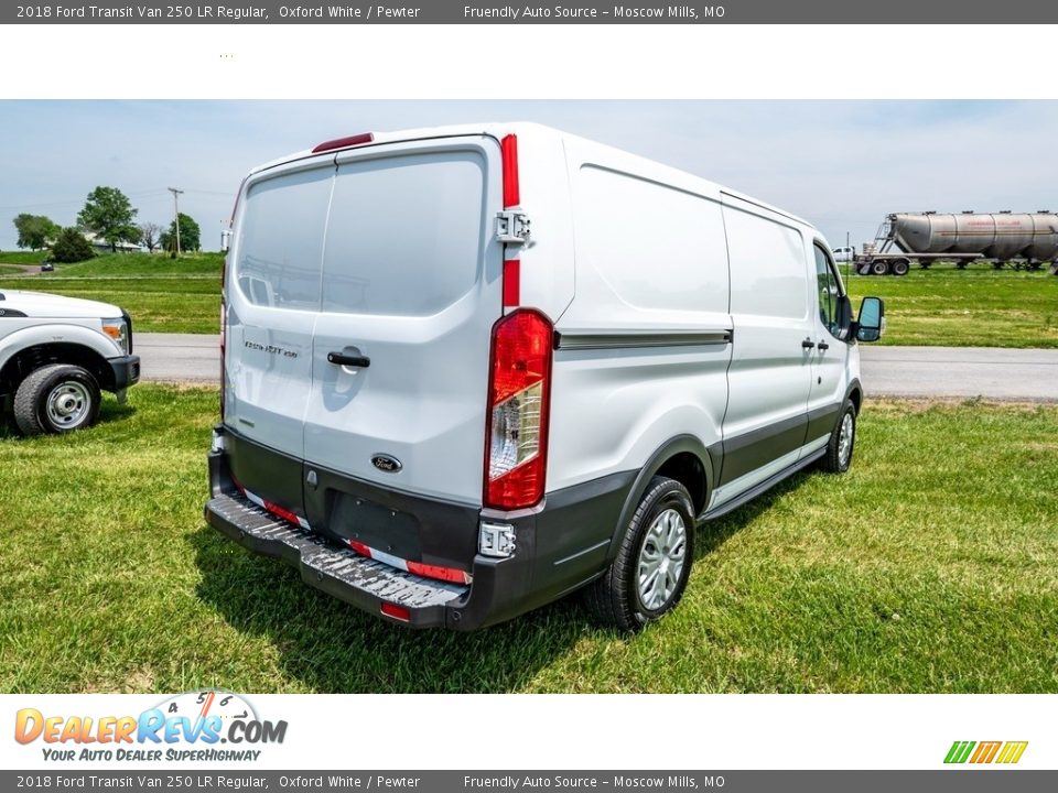 2018 Ford Transit Van 250 LR Regular Oxford White / Pewter Photo #4