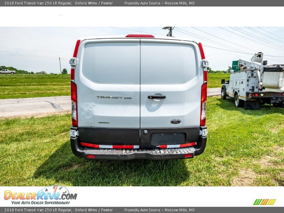 2018 Ford Transit Van 250 LR Regular Oxford White / Pewter Photo #5