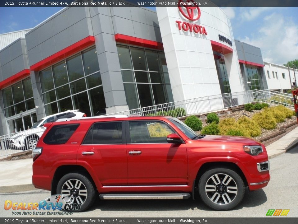 2019 Toyota 4Runner Limited 4x4 Barcelona Red Metallic / Black Photo #2