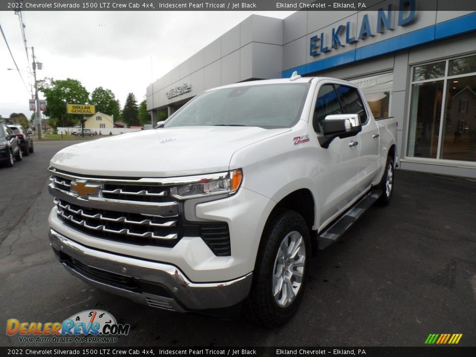 2022 Chevrolet Silverado 1500 LTZ Crew Cab 4x4 Iridescent Pearl Tricoat / Jet Black Photo #2