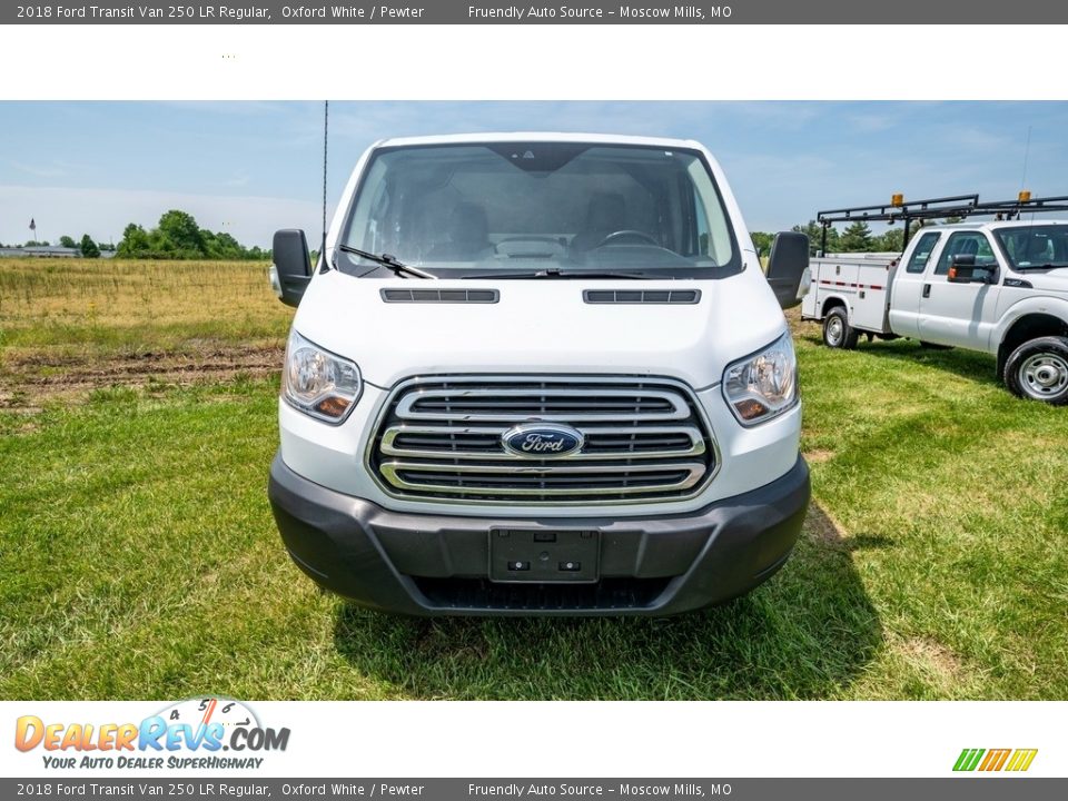 2018 Ford Transit Van 250 LR Regular Oxford White / Pewter Photo #9