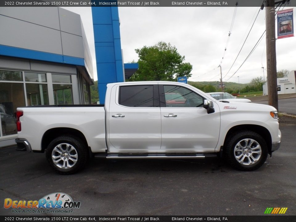 2022 Chevrolet Silverado 1500 LTZ Crew Cab 4x4 Iridescent Pearl Tricoat / Jet Black Photo #6