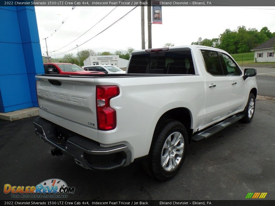 2022 Chevrolet Silverado 1500 LTZ Crew Cab 4x4 Iridescent Pearl Tricoat / Jet Black Photo #7