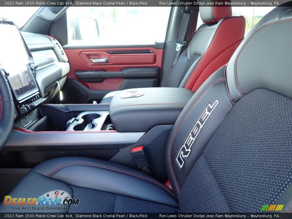 Front Seat of 2022 Ram 1500 Rebel Crew Cab 4x4 Photo #10