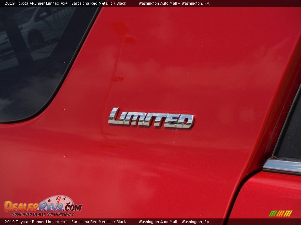 2019 Toyota 4Runner Limited 4x4 Barcelona Red Metallic / Black Photo #10