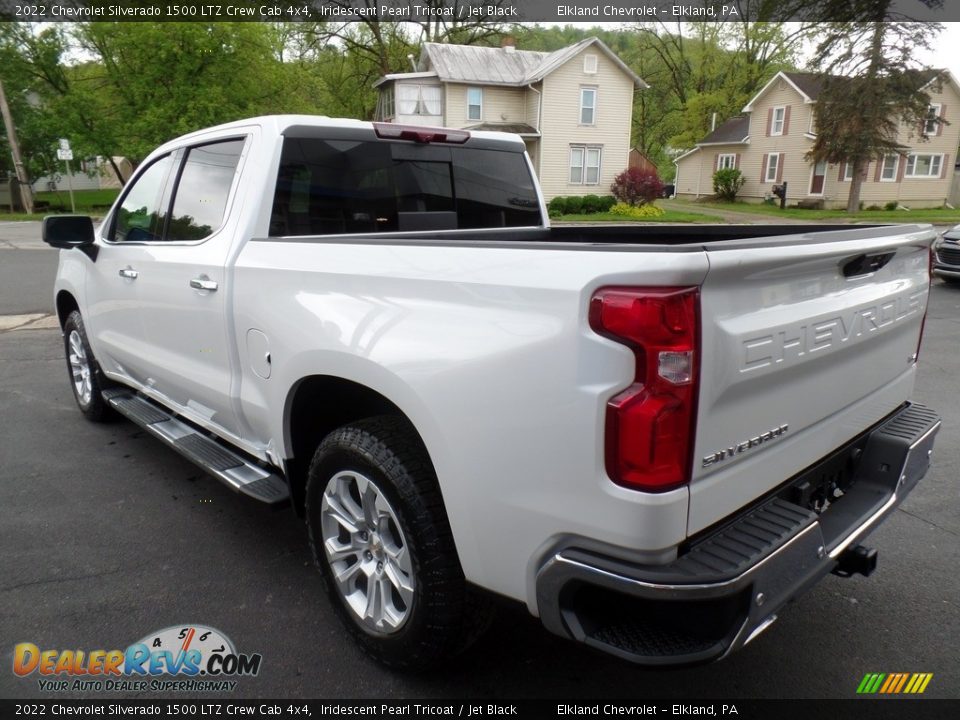 2022 Chevrolet Silverado 1500 LTZ Crew Cab 4x4 Iridescent Pearl Tricoat / Jet Black Photo #10