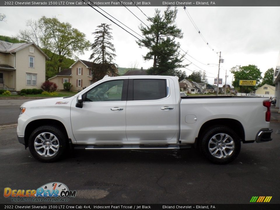 2022 Chevrolet Silverado 1500 LTZ Crew Cab 4x4 Iridescent Pearl Tricoat / Jet Black Photo #11