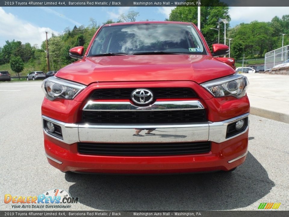 2019 Toyota 4Runner Limited 4x4 Barcelona Red Metallic / Black Photo #12