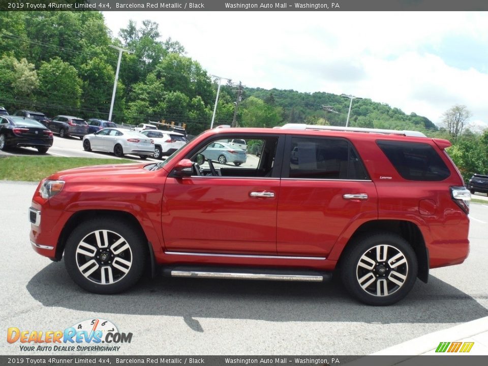 2019 Toyota 4Runner Limited 4x4 Barcelona Red Metallic / Black Photo #14