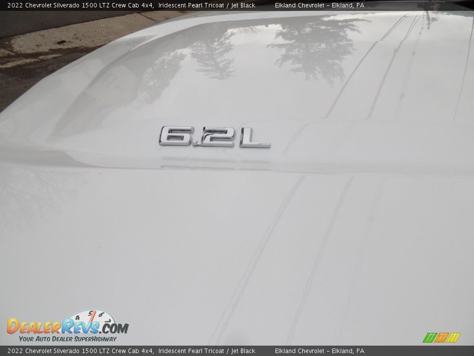 2022 Chevrolet Silverado 1500 LTZ Crew Cab 4x4 Iridescent Pearl Tricoat / Jet Black Photo #16