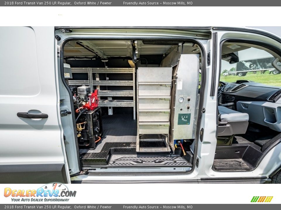 2018 Ford Transit Van 250 LR Regular Oxford White / Pewter Photo #22