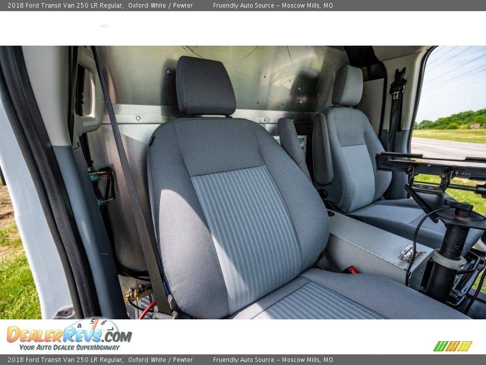 Front Seat of 2018 Ford Transit Van 250 LR Regular Photo #26