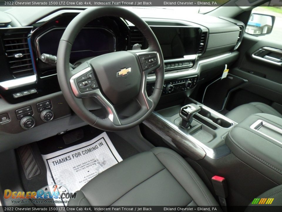 2022 Chevrolet Silverado 1500 LTZ Crew Cab 4x4 Iridescent Pearl Tricoat / Jet Black Photo #23