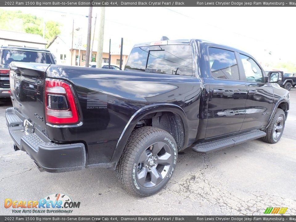 2022 Ram 1500 Big Horn Built-to-Serve Edition Crew Cab 4x4 Diamond Black Crystal Pearl / Black Photo #5