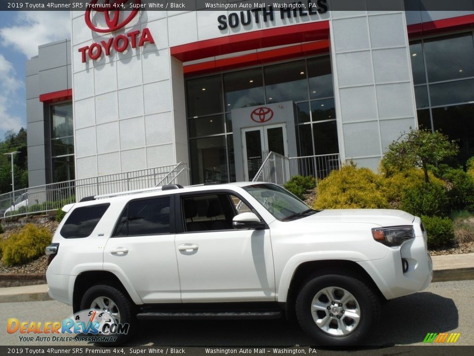 2019 Toyota 4Runner SR5 Premium 4x4 Super White / Black Photo #2