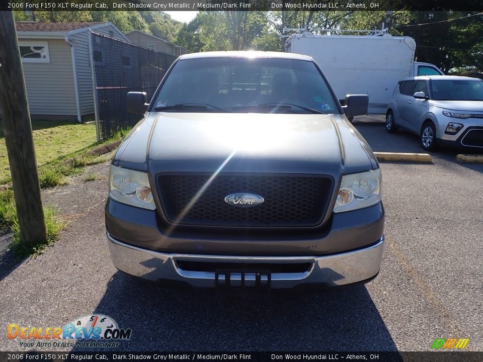 2006 Ford F150 XLT Regular Cab Dark Shadow Grey Metallic / Medium/Dark Flint Photo #4