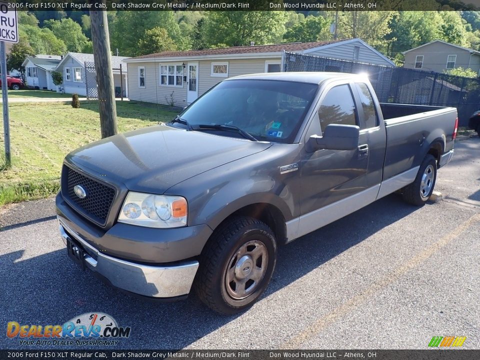2006 Ford F150 XLT Regular Cab Dark Shadow Grey Metallic / Medium/Dark Flint Photo #7