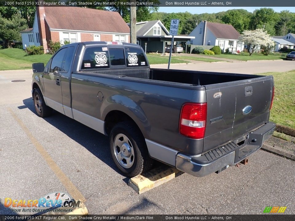 2006 Ford F150 XLT Regular Cab Dark Shadow Grey Metallic / Medium/Dark Flint Photo #9