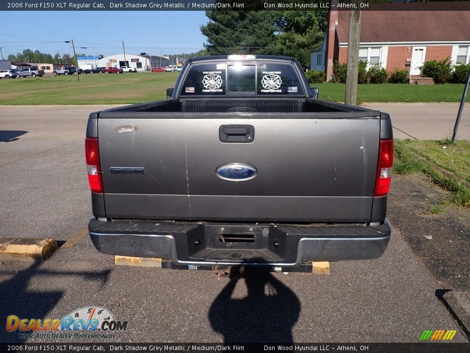 2006 Ford F150 XLT Regular Cab Dark Shadow Grey Metallic / Medium/Dark Flint Photo #10