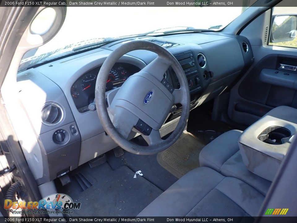 2006 Ford F150 XLT Regular Cab Dark Shadow Grey Metallic / Medium/Dark Flint Photo #13