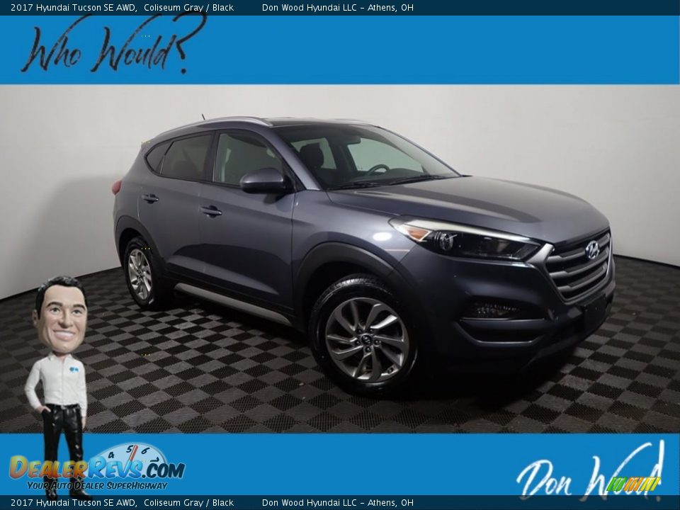 2017 Hyundai Tucson SE AWD Coliseum Gray / Black Photo #1