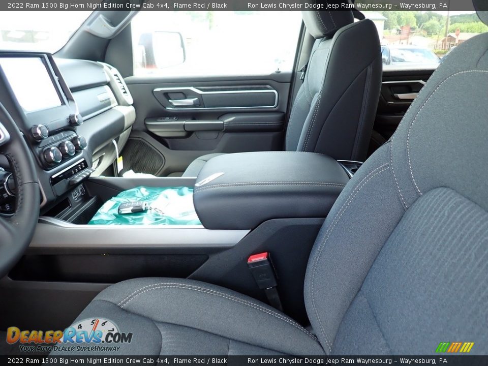2022 Ram 1500 Big Horn Night Edition Crew Cab 4x4 Flame Red / Black Photo #10