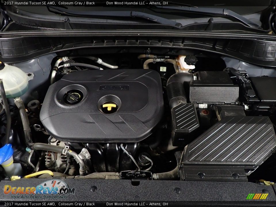 2017 Hyundai Tucson SE AWD Coliseum Gray / Black Photo #7